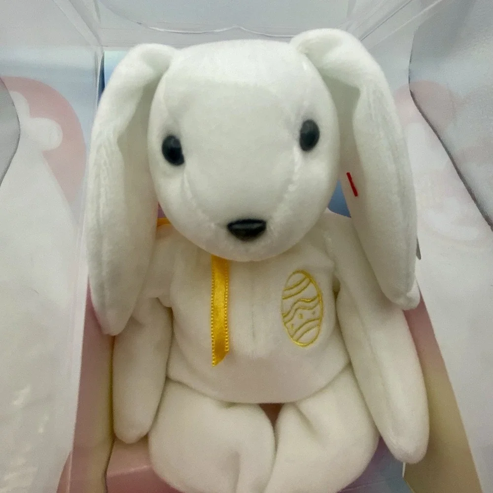 2003 TY Beanie‎ Babies - Color Me Beanie Bunny,  Plastic Case With Markers